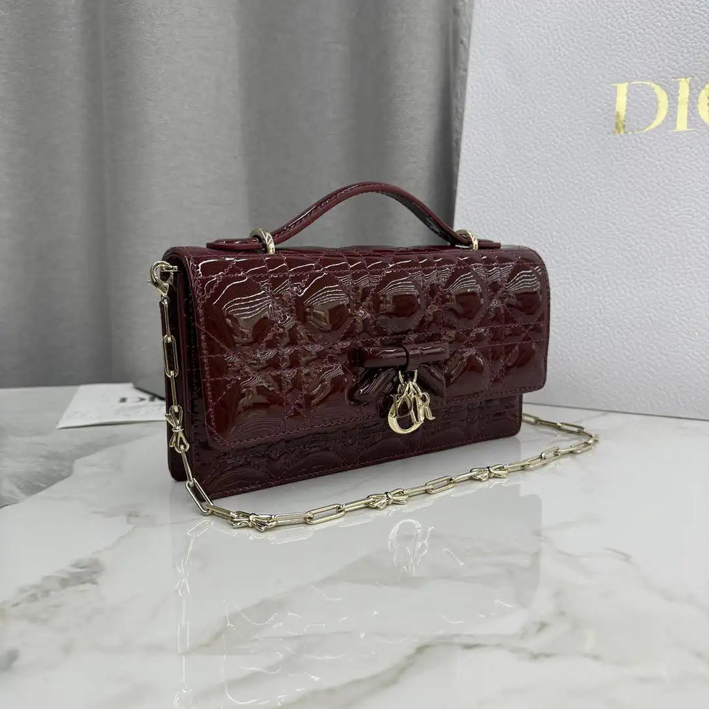 Dior S0984 My Dior Mini Wine Red patent leather