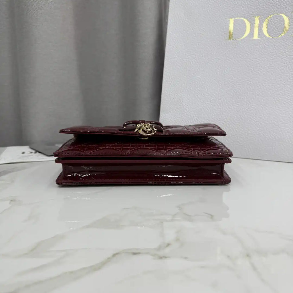 Dior S0984 My Dior Mini Wine Red patent leather