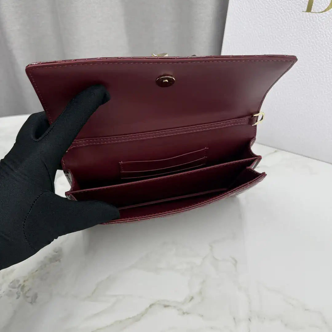 Dior S0984 My Dior Mini Wine Red patent leather