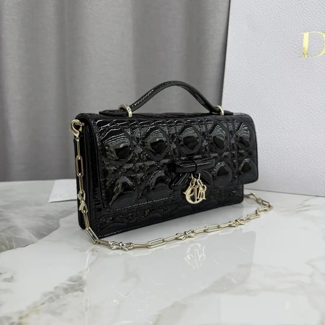 Dior S0984 My Dior Mini Black patent leather