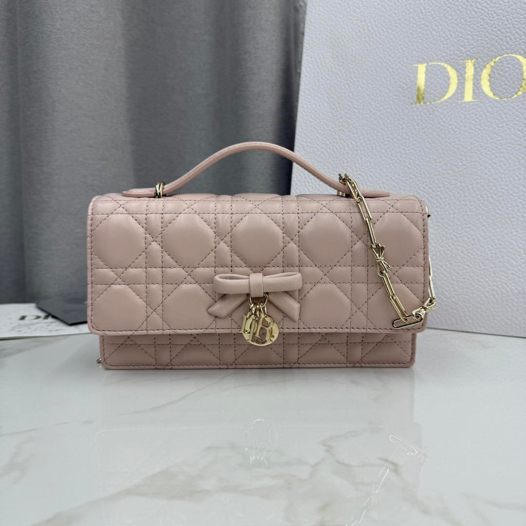 Dior S0984 My Dior Mini Rouge pink Cannage Lambskin