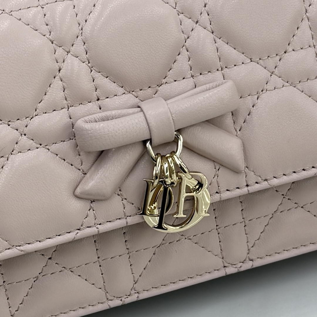 Dior S0984 My Dior Mini Rouge pink Cannage Lambskin