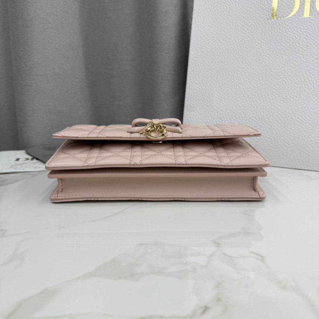 Dior S0984 My Dior Mini Rouge pink Cannage Lambskin
