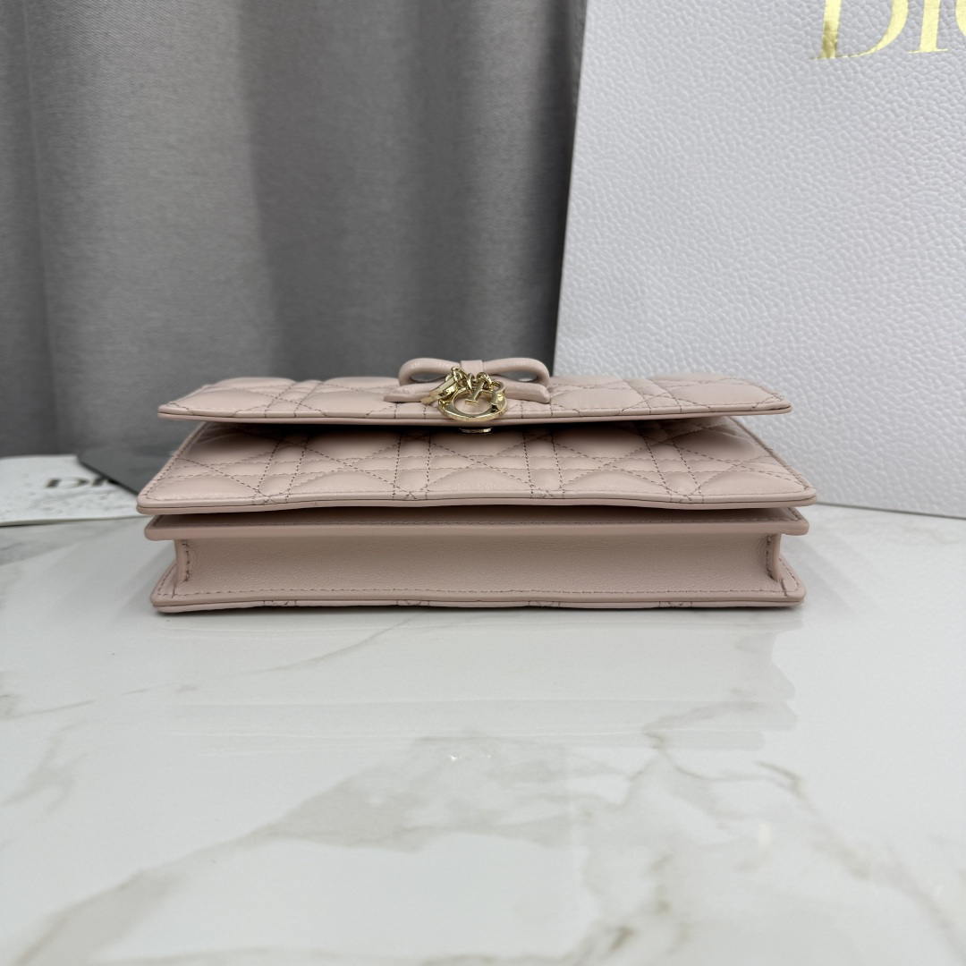 Dior S0984 My Dior Mini Rouge pink Cannage Lambskin