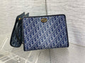Dior S2107 30 Montaigne Dea Pouch Blue Denim Dior Oblique Jacquard M2022