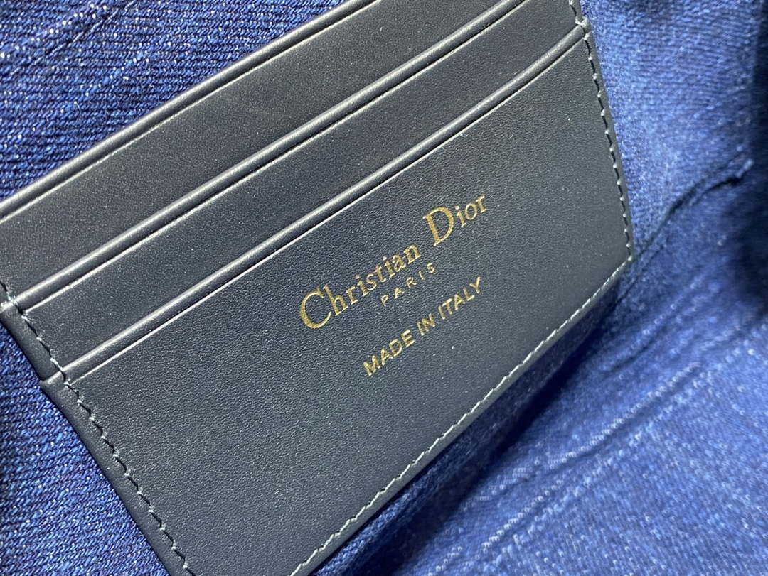 Dior S2107 30 Montaigne Dea Pouch Blue Denim Dior Oblique Jacquard M2022