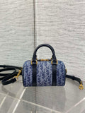 Dior S2348 Dior Groove 17 Nano Bag Blue Dior Oblique Jacquard