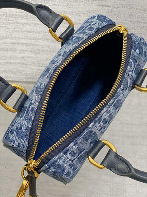 Dior S2348 Dior Groove 17 Nano Bag Blue Dior Oblique Jacquard - Default Title - View 8