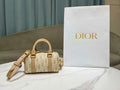 Dior S2348 Dior Groove 17 Nano Bag Natural Dior Oblique Jacquard