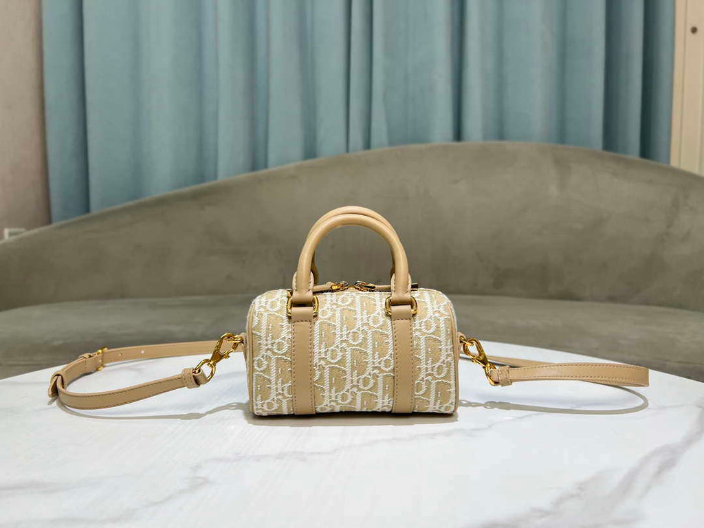 Dior S2348 Dior Groove 17 Nano Bag Natural Dior Oblique Jacquard
