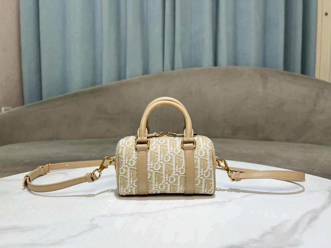 Dior S2348 Dior Groove 17 Nano Bag Natural Dior Oblique Jacquard