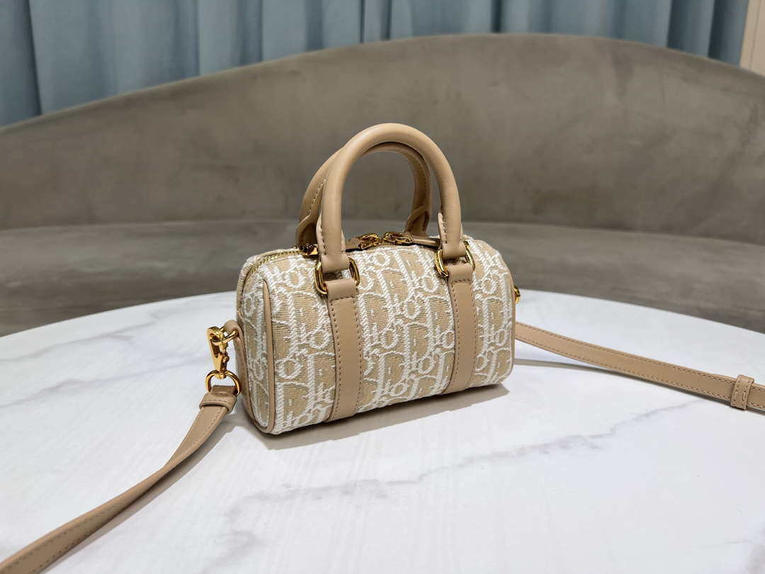 Dior S2348 Dior Groove 17 Nano Bag Natural Dior Oblique Jacquard