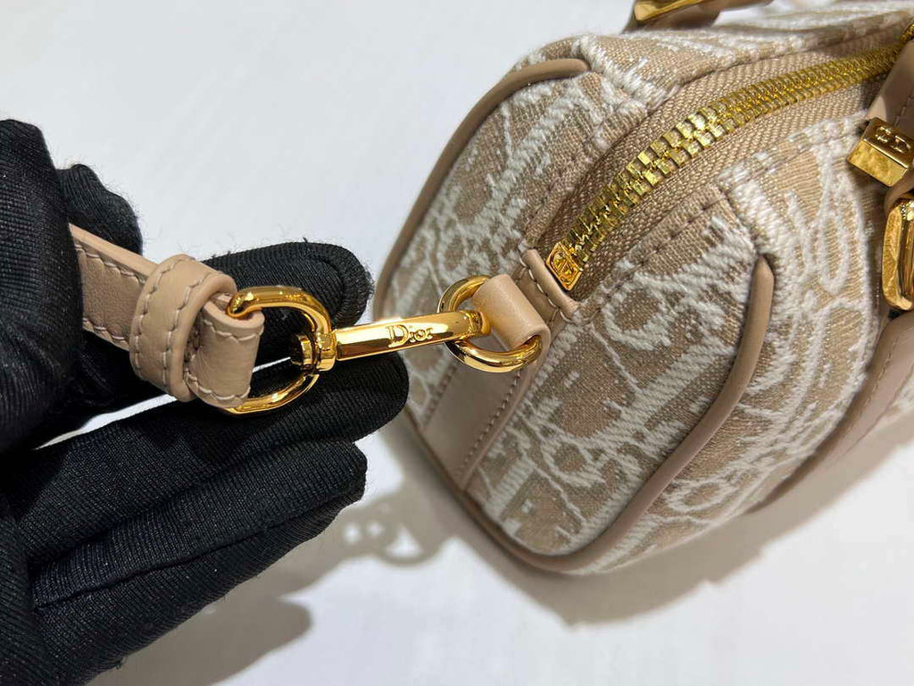 Dior S2348 Dior Groove 17 Nano Bag Natural Dior Oblique Jacquard