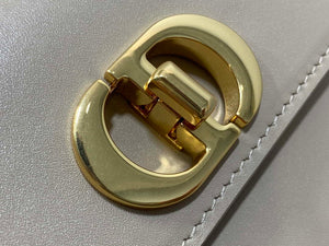Dior S2350 30 Montaigne Avenue Double Carry East-West Mini Bag Apricot Ribbed Calfskin - Default Title - View 3