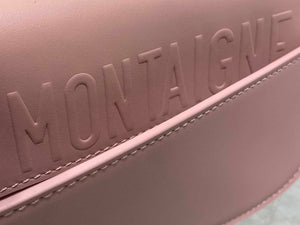 Dior S2350 30 Montaigne Avenue Double Carry East-West Mini Bag Pink Ribbed Calfskin - Default Title - View 5