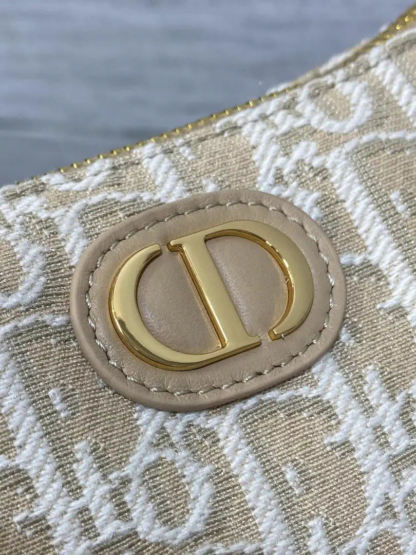 Dior S2398 30 Montaigne Wanderlust Mini Bag Beige Dior Oblique Jacquard and Smooth Calfskin