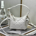 Dior S4312 D-Dream Mini Bag White Macrocannage Lambskin