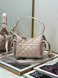 Dior S4312 D-Dream Mini Bag Pink Macrocannage Lambskin
