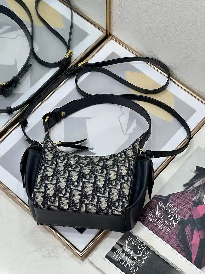 Dior S4312 D-Dream Mini Bag Blue Dior Oblique Jacquard