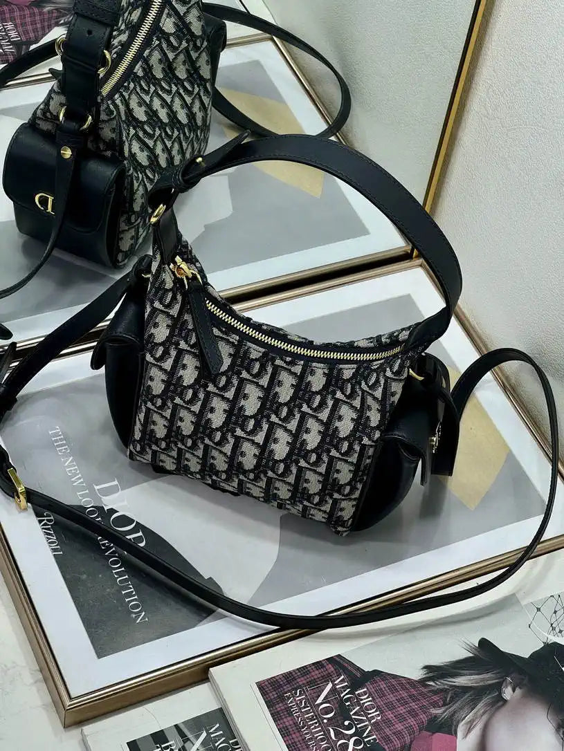 Dior S4312 D-Dream Mini Bag Blue Dior Oblique Jacquard