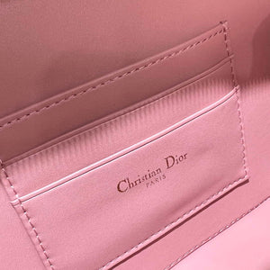 Dior S5140 Caro Box Bag Pink Quilted Macrocannage Calfskin - Default Title - View 9