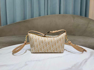 Dior S5554 Medium DiorTravel Nomad Pouch Natural Dior Oblique Jacquard - Default Title - View 2