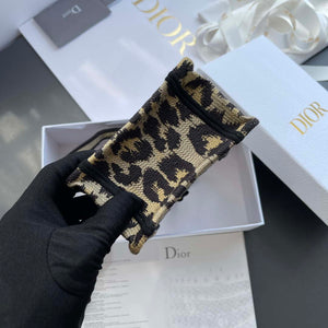 Dior S5555 Mini Dior Book Tote Phone Bag Beige and Black Mizza Embroidery - Default Title - View 5