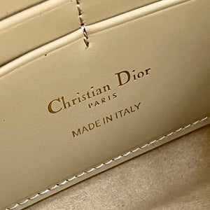 Dior S5703 Bobby EAST-WEST Pouch With Chain Apricot Smooth Calfskin - Default Title - View 9