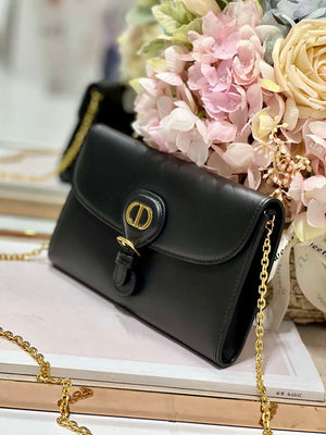 Dior S5703UBPZ_M900 Bobby EAST-WEST Pouch With Chain Black Smooth Calfskin - Default Title - View 3