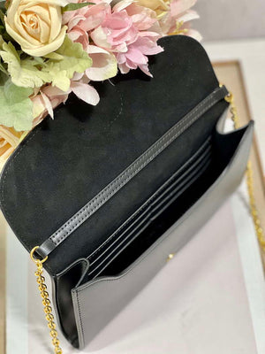 Dior S5703UBPZ_M900 Bobby EAST-WEST Pouch With Chain Black Smooth Calfskin - Default Title - View 8