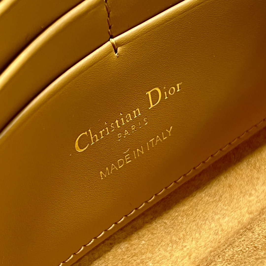 Dior S5703 Bobby EAST-WEST Pouch With Chain Brown Smooth Calfskin - Default Title - View 9