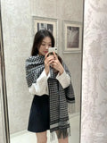Dior Scarves Classic houndstooth scarf Cashmere  D63420