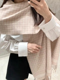 Dior Scarves Classic houndstooth scarf Cashmere  D63421