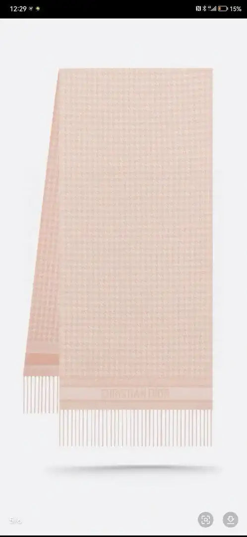 Dior Scarves Classic houndstooth scarf Cashmere  D63421