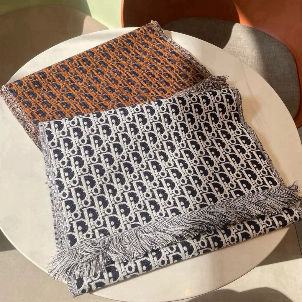 Dior Scarves Designer Double-sided Scarf  Cashmere D63413