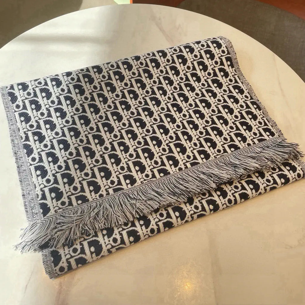 Dior Scarves Designer Double-sided Scarf  Cashmere D63413