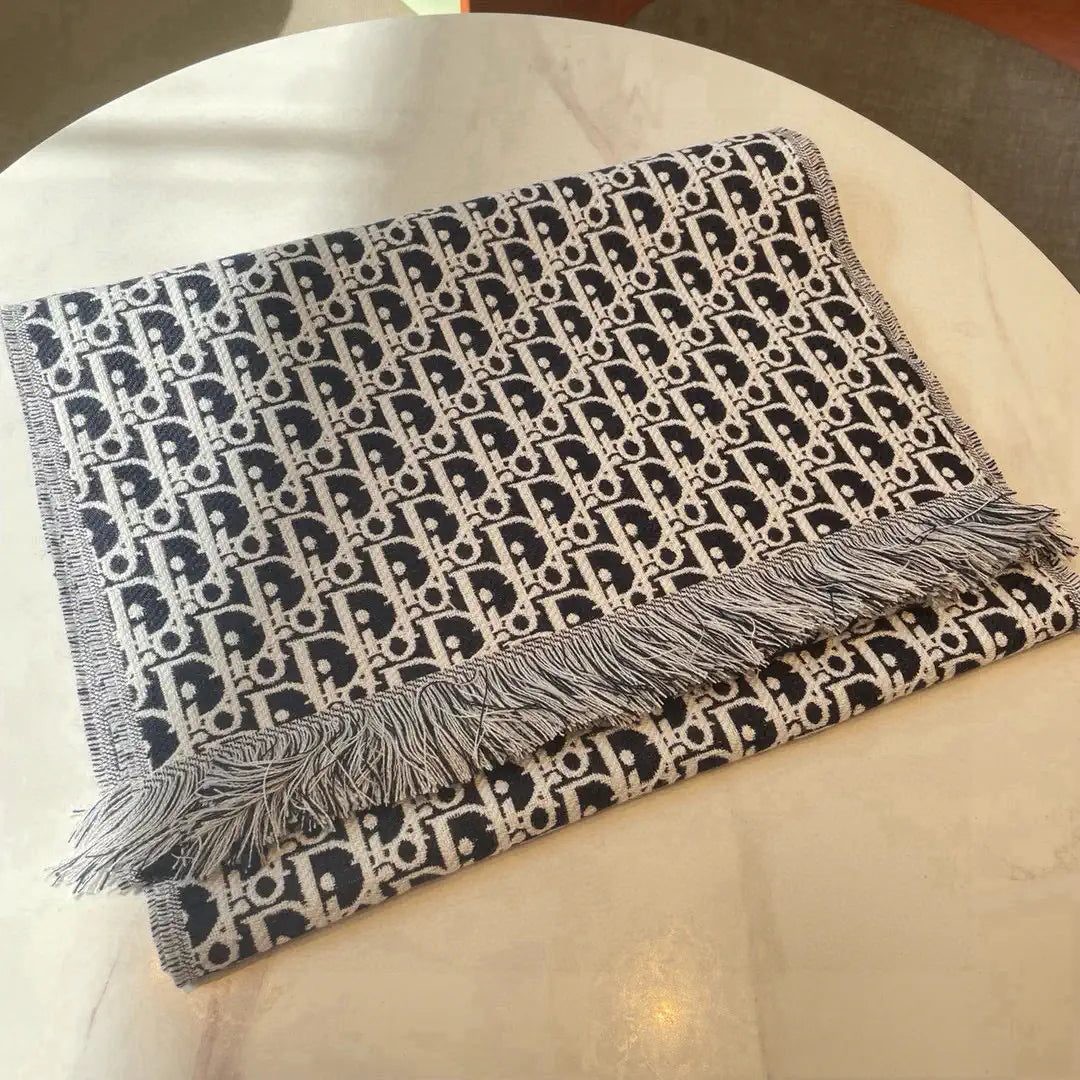 Dior Scarves Designer Double-sided Scarf  Cashmere D63413