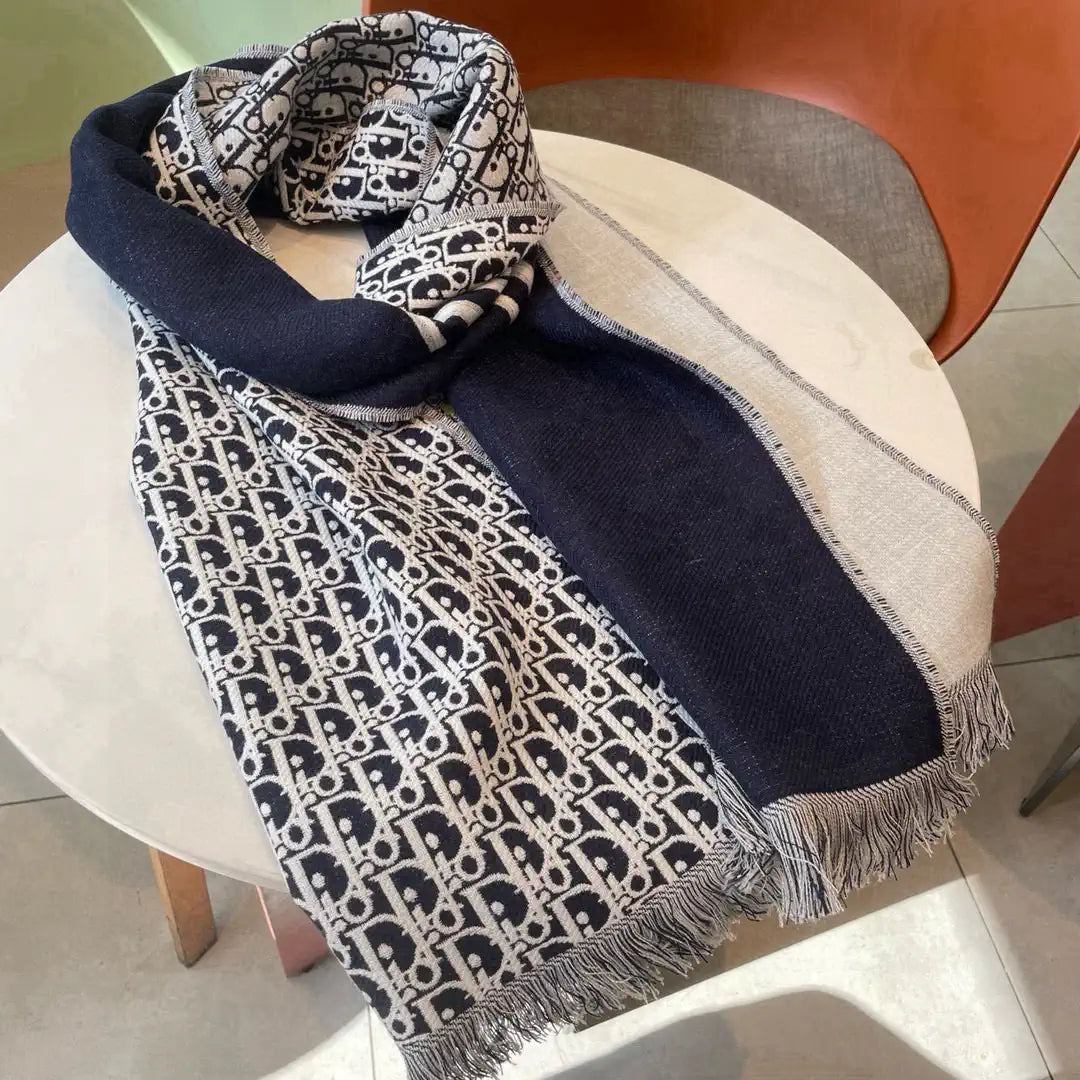 Dior Scarves Designer Double-sided Scarf  Cashmere D63413