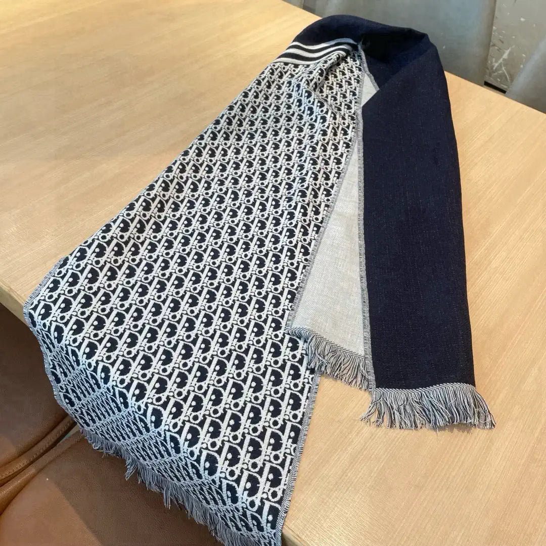 Dior Scarves Designer Double-sided Scarf  Cashmere D63413