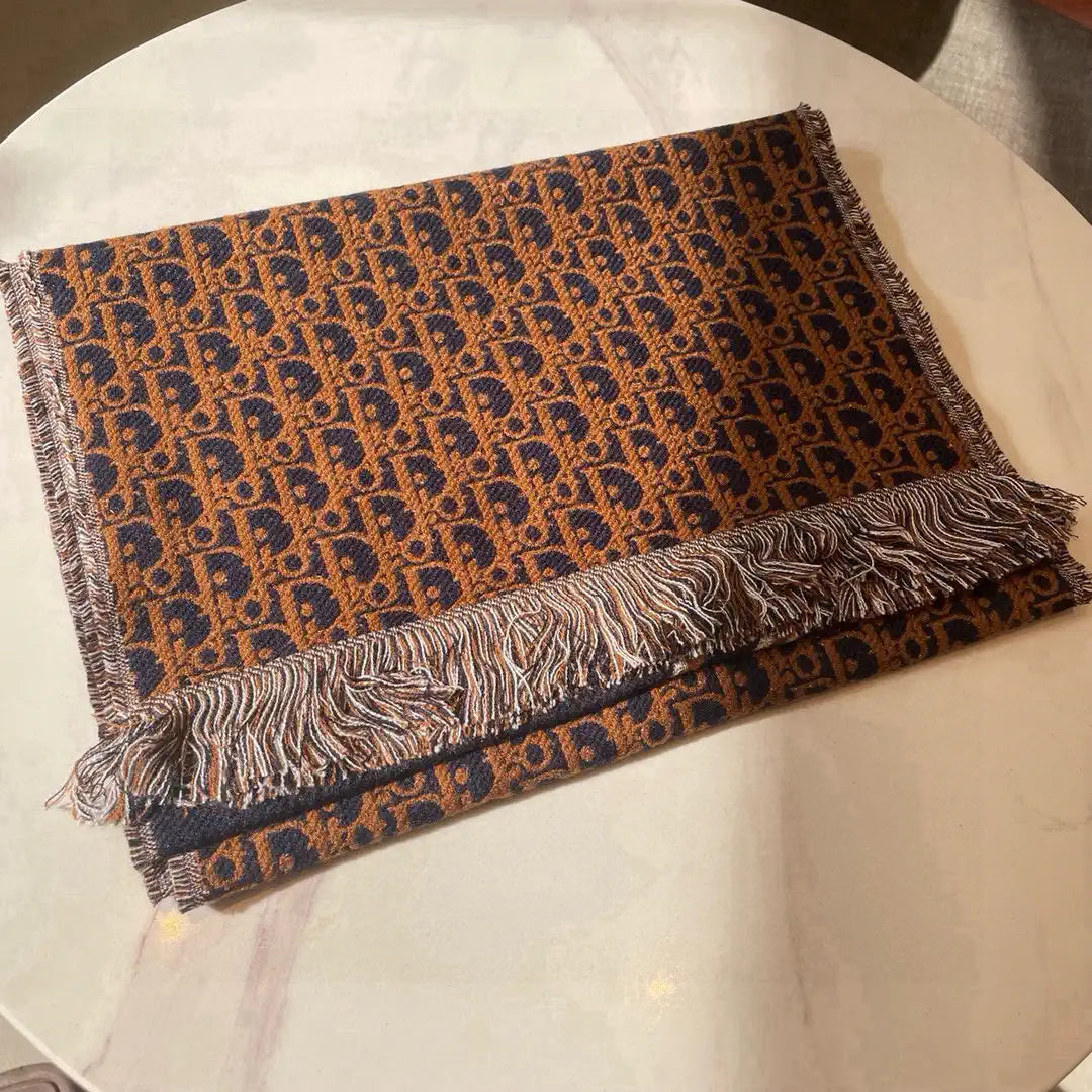 Dior Scarves Designer Double-sided Scarf  Cashmere D63414