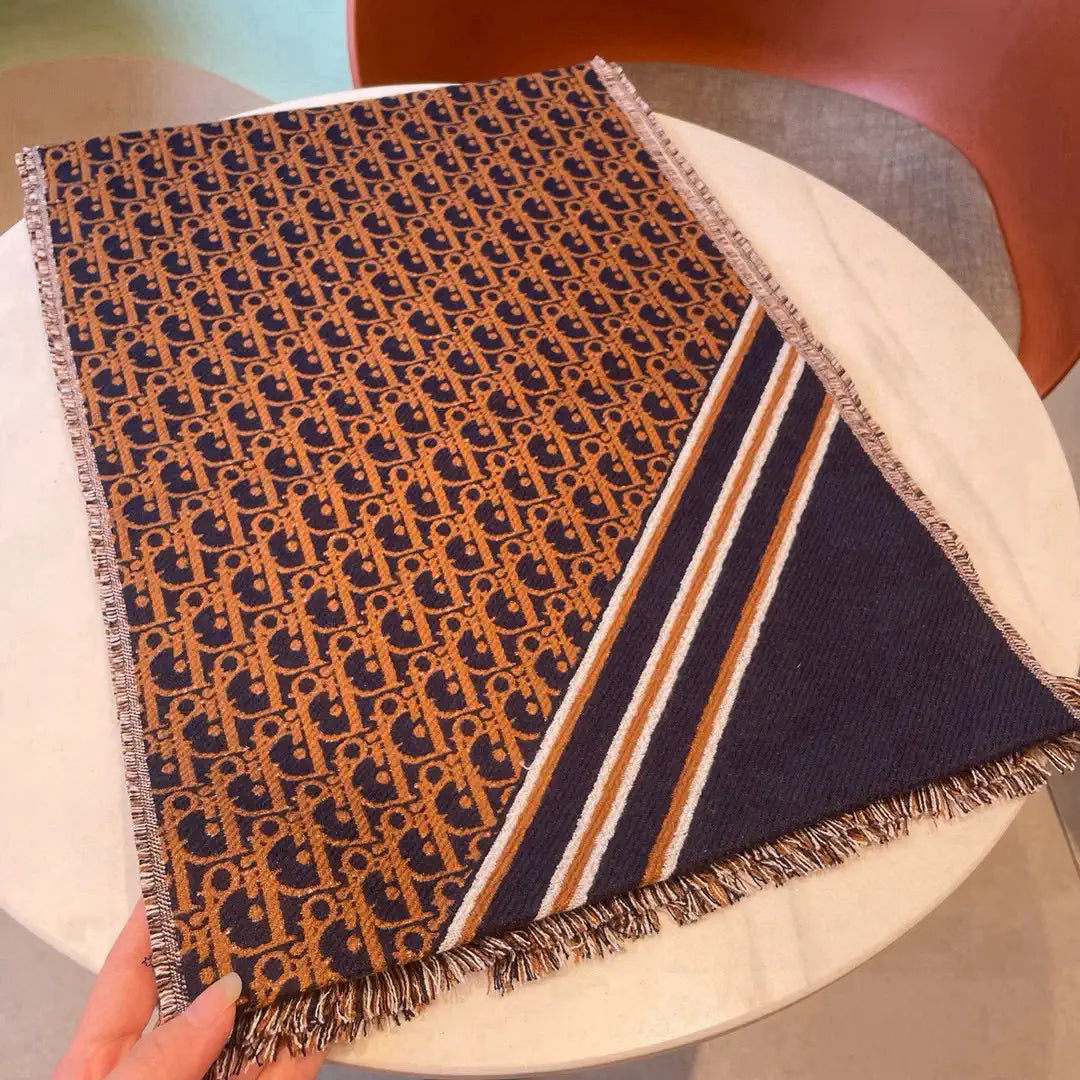Dior Scarves Designer Double-sided Scarf  Cashmere D63414
