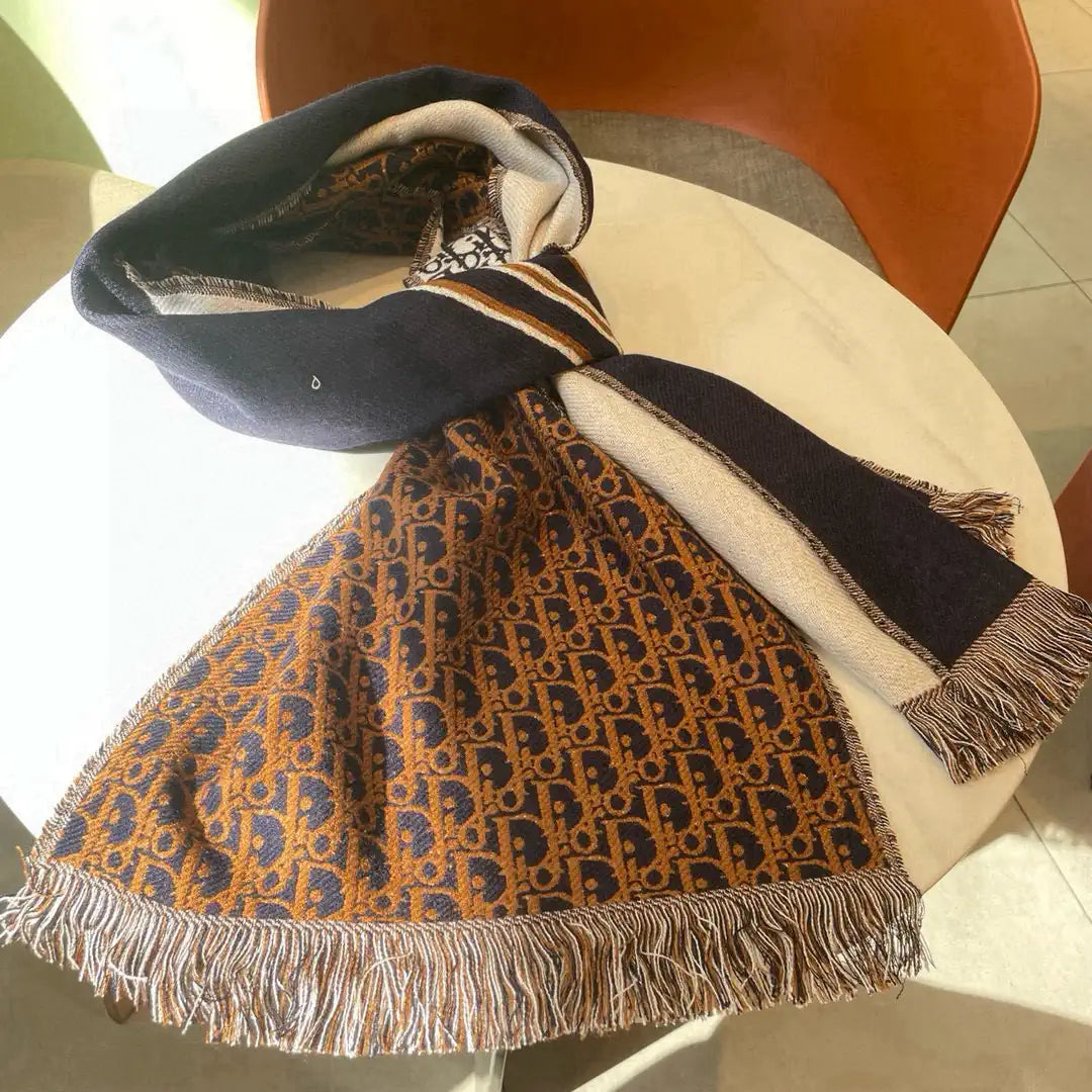 Dior Scarves Designer Double-sided Scarf  Cashmere D63414