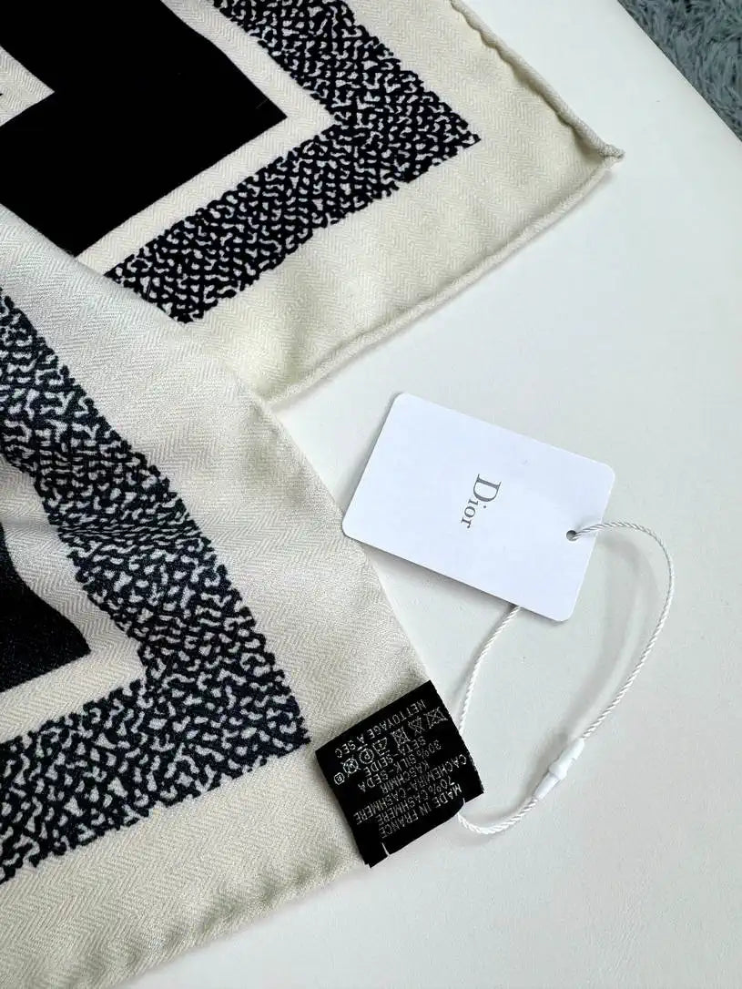 Dior Scarves Designer Obique Jacquard Scarf D63301