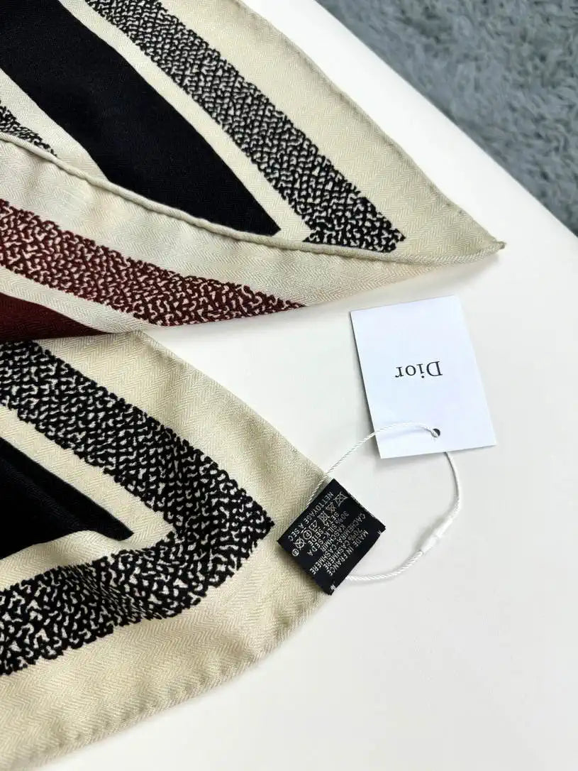 Dior Scarves Designer Obique Jacquard Scarf D63302