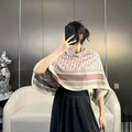 Dior Scarves Designer Obique Jacquard Scarf D63303