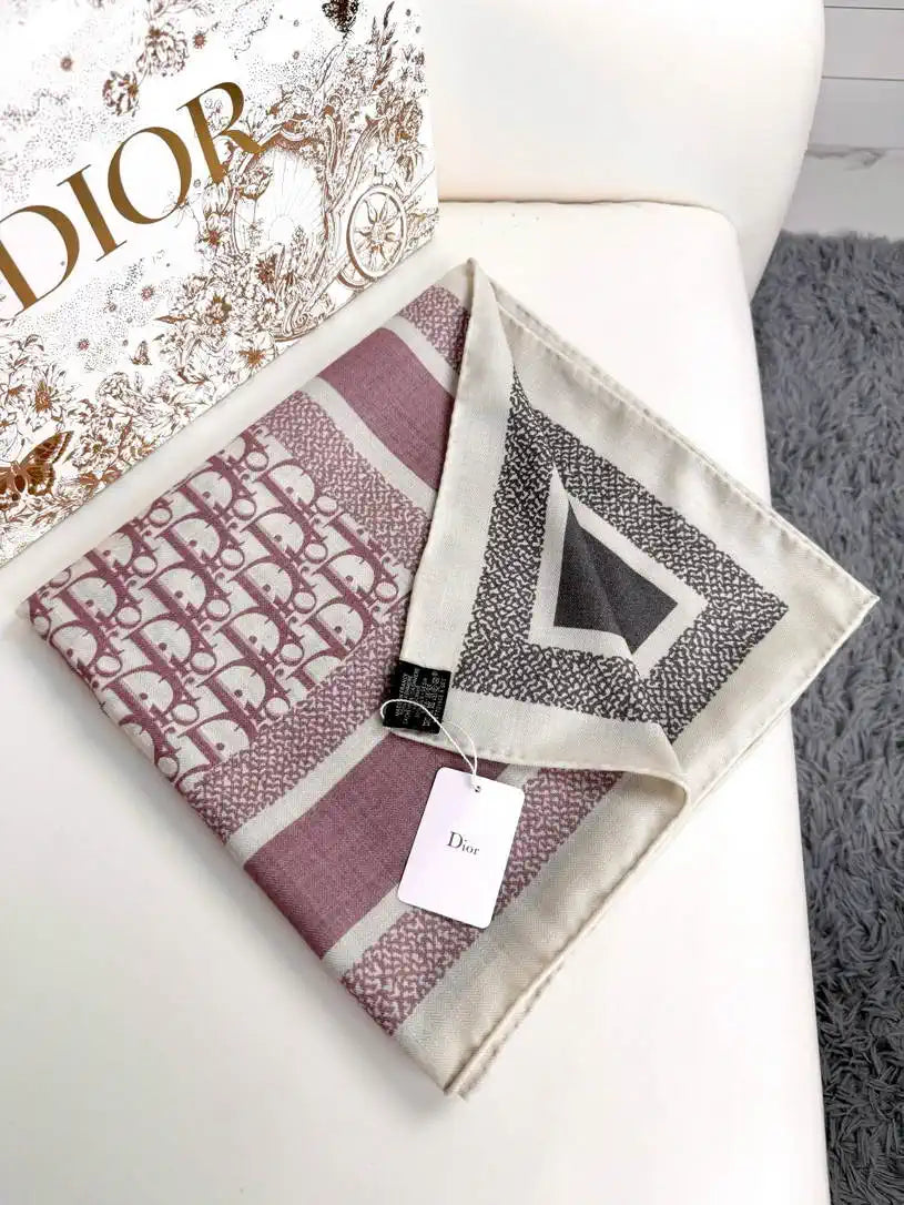 Dior Scarves Designer Obique Jacquard Scarf D63303