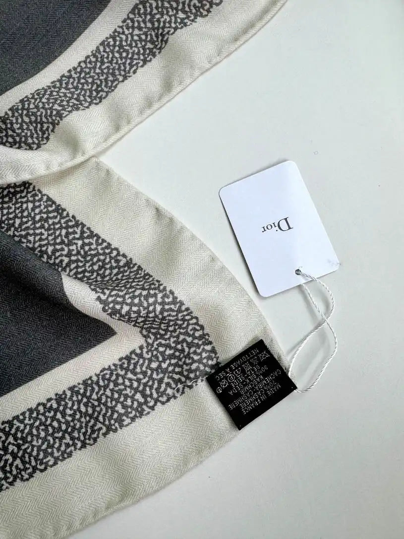 Dior Scarves Designer Obique Jacquard Scarf D63303