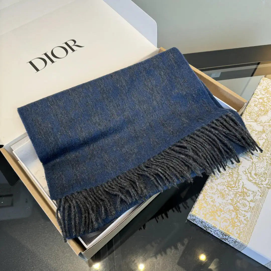 Dior Scarves Designer Scarf  Cashmere knitted D63402