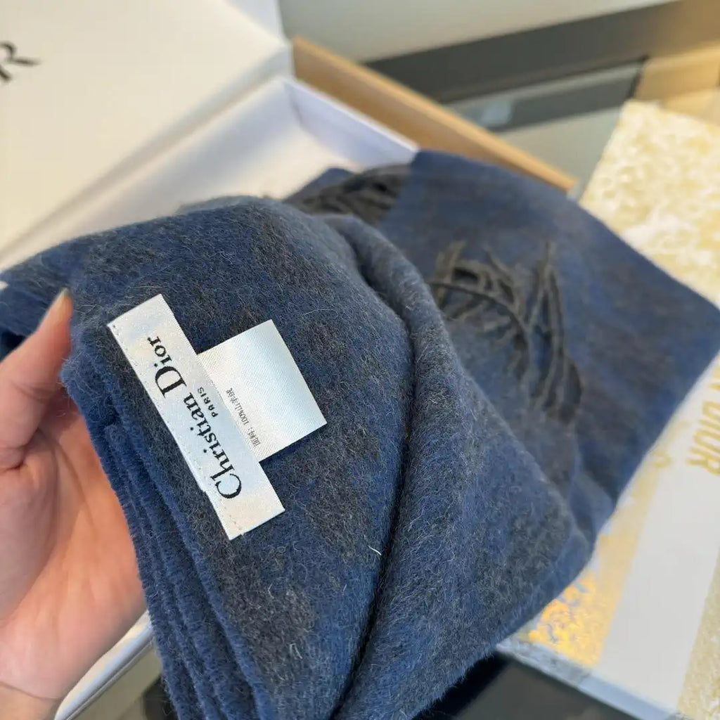 Dior Scarves Designer Scarf  Cashmere knitted D63402