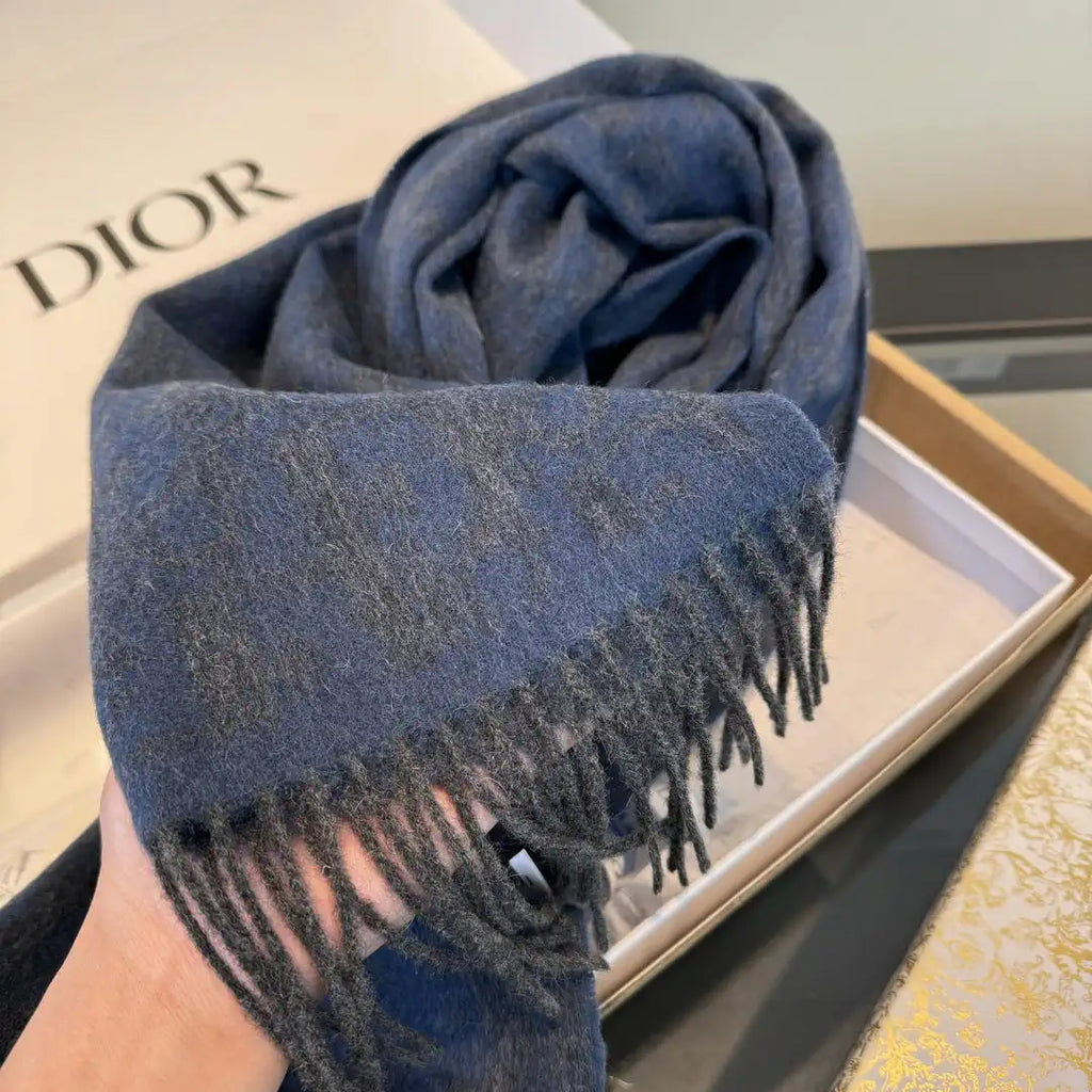 Dior Scarves Designer Scarf  Cashmere knitted D63402